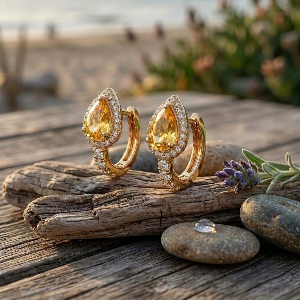 Life Stone Earrings