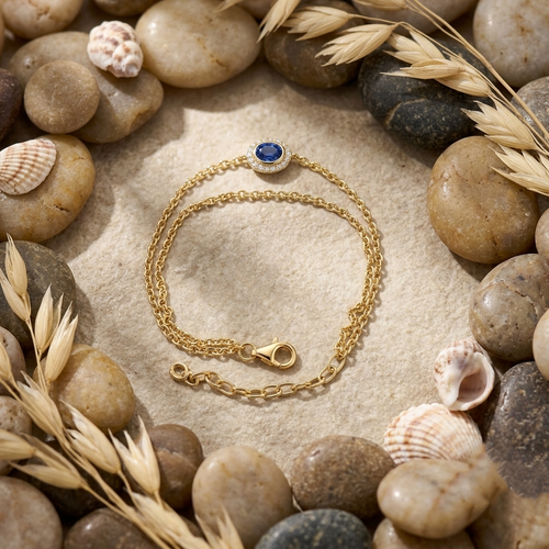Life Stone Blue Sapphire Bracelet