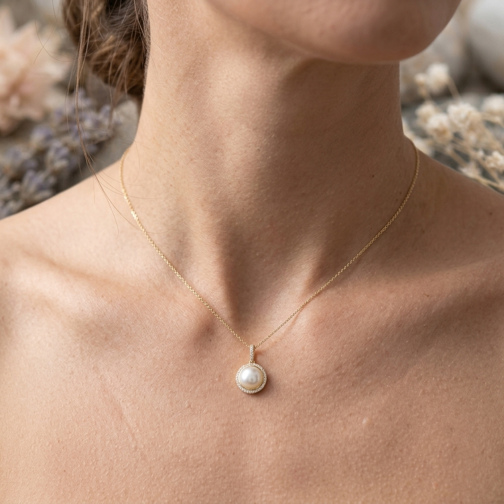Life Stone Pearl Pendant
